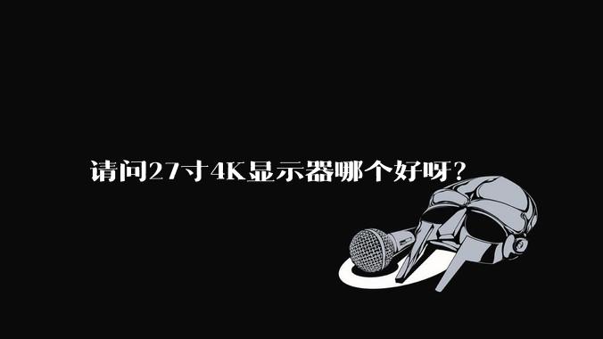 请问27寸4K显示器哪个好呀？